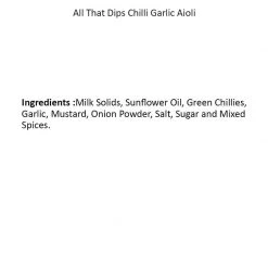 Be Cheff All That Dips Chilli Garlic Aioli (150 Gms) Spreads Sauce & Ketchup