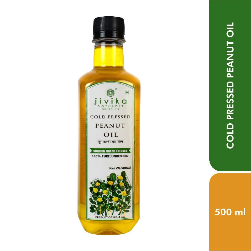 Jivika Naturals Cold Pressed Peanut Oil (500 Ml) Grocery 3 Jivika Naturals Cold Pressed Peanut Oil (500 Ml) Grocery
