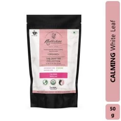 Radhikas Fine Teas And Whatnots Radhikas Fine Teas Calming White Leaf (50 G) Makes 25 Cups Snacks & Beverages