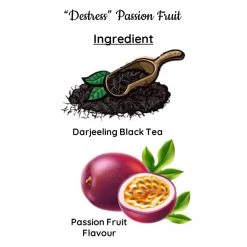 Radhikas Fine Teas And Whatnots Radhikas Fine Teas Destress Passion Fruit Darjeeling Leaf (100 G) Makes 50 Cups
