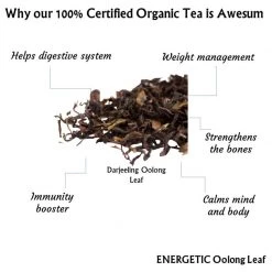 Radhikas Fine Teas And Whatnots Radhikas Fine Teas Energetic Oolong Leaf (50 G) Makes 25 Cups Snacks & Beverages