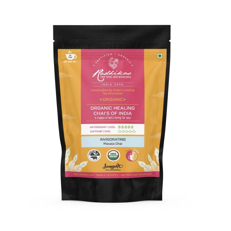 Radhikas Fine Teas And Whatnots Radhikas Fine Teas Invigorating Masala Chai (100 G) Snacks & Beverages 4 Radhikas Fine Teas And Whatnots Radhikas Fine Teas Invigorating Masala Chai (100 G) Snacks & Beverages