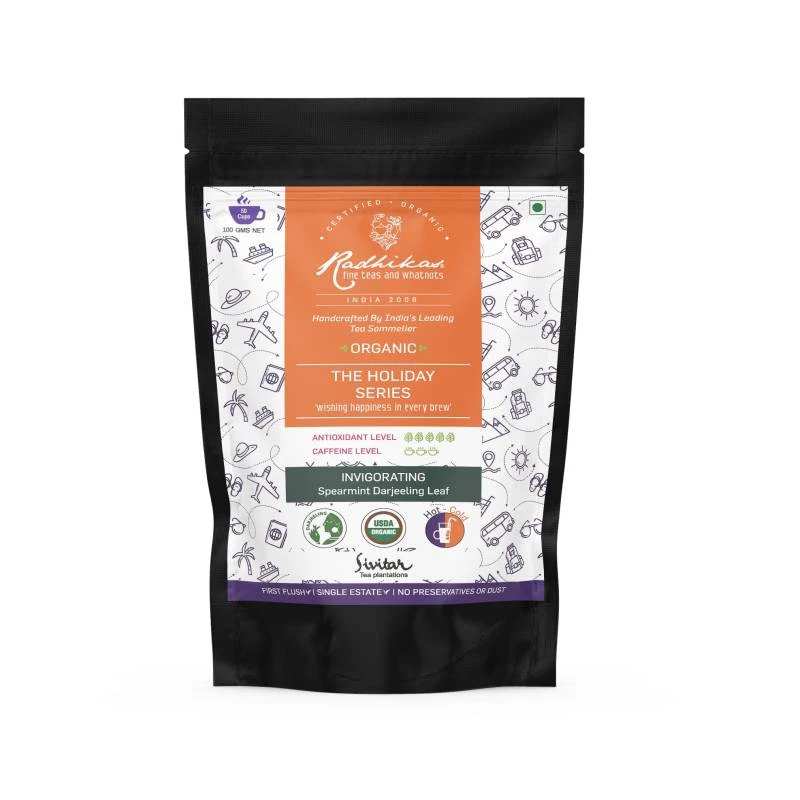 Radhikas Fine Teas And Whatnots Radhikas Fine Teas Invigorating Spearmint (100 G) 4 Radhikas Fine Teas And Whatnots Radhikas Fine Teas Invigorating Spearmint (100 G)