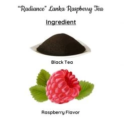 Radhikas Fine Teas And Whatnots Radhikas Fine Teas Radiance Lanka Raspberry Tea (50 G)