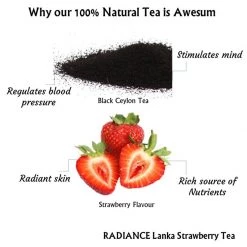 Radhikas Fine Teas And Whatnots Radhikas Fine Teas Radiance Lanka Strawberry Tea (50 G)