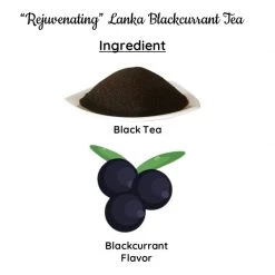 Radhikas Fine Teas And Whatnots Snacks & Beverages Radhikas Fine Teas Rejuvenating Lanka Blackcurrant Tea (50 G)
