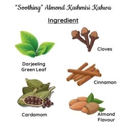 Radhikas Fine Teas And Whatnots Radhikas Fine Teas Soothing Almond Kashmiri Kahwa (100 G) Makes 50 Cups