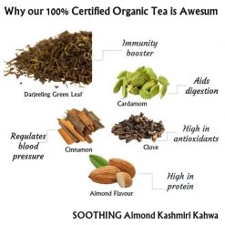 Radhikas Fine Teas And Whatnots Radhikas Fine Teas Soothing Almond Kashmiri Kahwa (100 G) Makes 50 Cups