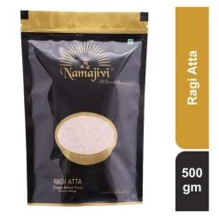 Namajivi Ragi Atta (500 G) Grocery