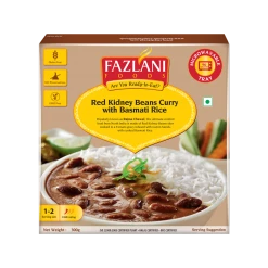 Snacks & Beverages Fazlani Foods Rajma Masala With Basmati Rice (300 G) - Buy 1 Get 1 Free