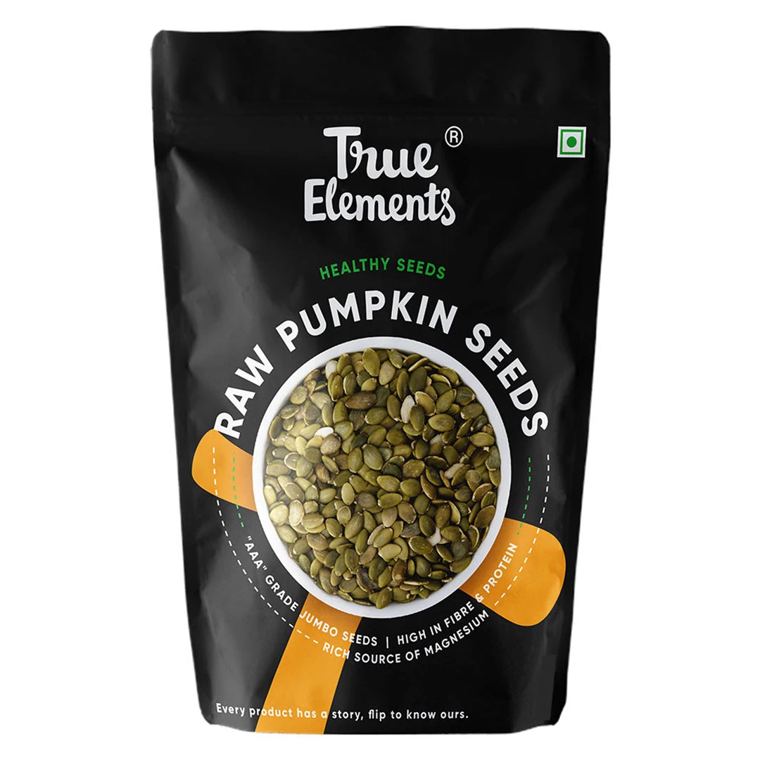 True Elements Raw Pumpkin Seeds (1 Kg) Grocery 3 True Elements Raw Pumpkin Seeds (1 Kg) Grocery
