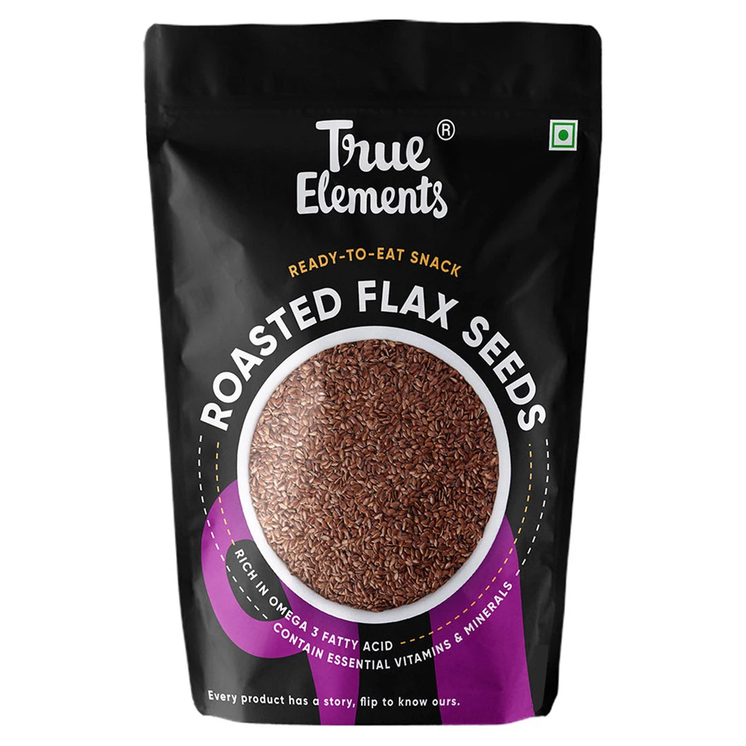 True Elements Roasted Flax Seeds (125 G) 3 True Elements Roasted Flax Seeds (125 G)