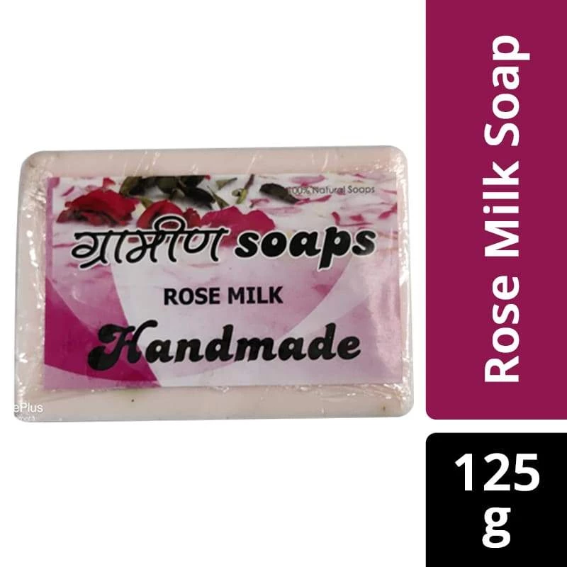 Grameen Soap Grameen Handmade Rose Milk Soap (125 G) Personal & Home Care 3 Grameen Soap Grameen Handmade Rose Milk Soap (125 G) Personal & Home Care