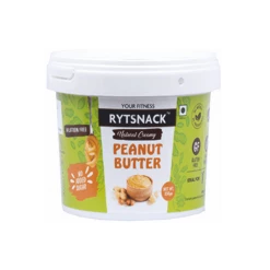 Rytsnack Natural Unsweetened Peanut Butter (250 G) Snacks & Beverages