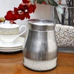 Peng Essential Personal & Home Care Sabichi Stainless Steel Jars And Containers - 0.7 L, 1 Pieces, Clear