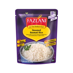 Fazlani Foods Steamed Basmati Rice (250 G) - Buy 1 Get 1 Free Snacks & Beverages