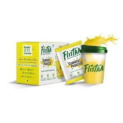 Snacks & Beverages Flistaa Summer Paradise Mango Instant Milkshake Mix (6 Sachets & FREE Shaker -Buy 2 Get 1 Free)