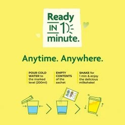Snacks & Beverages Flistaa Summer Paradise Mango Instant Milkshake Mix (6 Sachets & FREE Shaker -Buy 2 Get 1 Free)