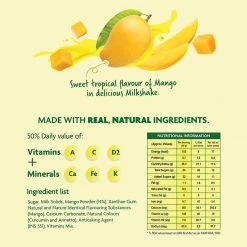 Snacks & Beverages Flistaa Summer Paradise Mango Instant Milkshake Mix (6 Sachets & FREE Shaker -Buy 2 Get 1 Free)