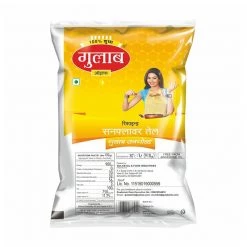 Gulab Oil Gulab Refined Sunflower Oil Pouch (1 Ltr) Grocery