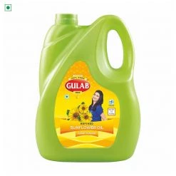 Gulab Oil Gulab Refined Sunflower Oil Jar (5 Ltr)