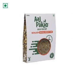 Aaj Pakao Boiled Moong Sprouts, Pack Of 3 (3*300g) Grocery