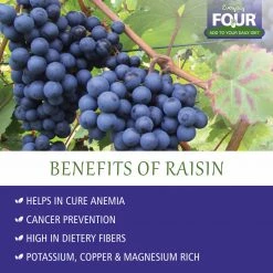 Bagul Foods Everyday Four Seedless Afghan Black Raisins | Combo Pack | 200g Each Grocery 8 Bagul Foods Everyday Four Seedless Afghan Black Raisins | Combo Pack | 200g Each Grocery