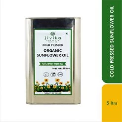 Jivika Naturals Jivika's Cold Pressed Organic Sunflower Oil