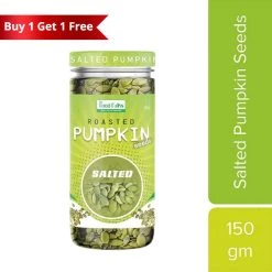 The Food Folks Salted Roasted Pumpkin Seeds Tall Jar, (150 G) ( Buy 1 Get 1 Free )