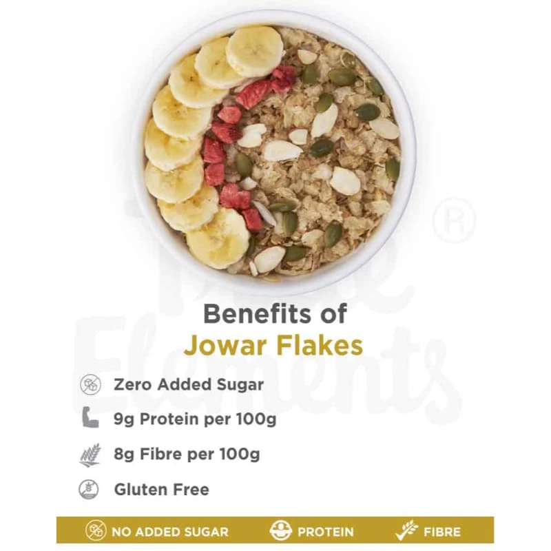 True Elements Jowar Flakes With Honey And Almonds (750 G) 8 True Elements Jowar Flakes With Honey And Almonds (750 G)