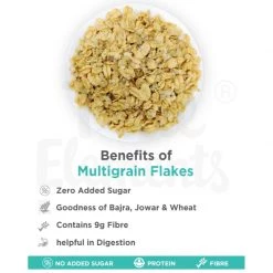 Snacks & Beverages True Elements Multigrain Flakes With Honey (750 G)
