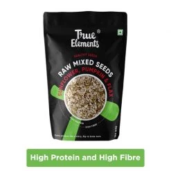 True Elements Raw Sunflower Pumpkin And Flax Seeds (150 G) Grocery