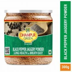 Dhampur Green Black Pepper Jaggery Powder 300g Grocery