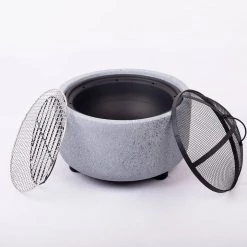 Home & Kitchen Utilities Peng Essentials 2-in-1 Fire Pit Charcoal Barbeque