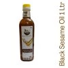 Organic Diet Organic Wooden Pressed Black Sesame(Til) Oil, 1 Liter Oils Ghee & Vinegar