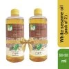 MITTAL ORGANICS PRIVATE LIMITED Grocery Mittal Organics White Sesame Oil (Pack Of 2) - 500 Ml