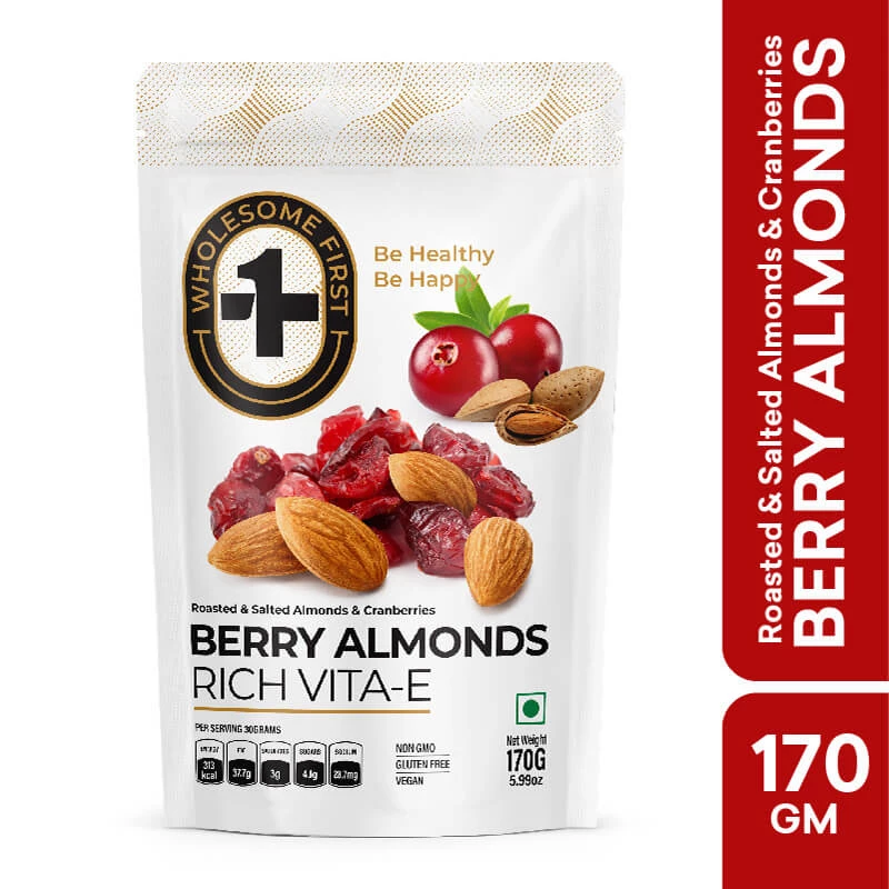 Wholesome First Berry Almonds - 170g Grocery 3 Wholesome First Berry Almonds - 170g Grocery