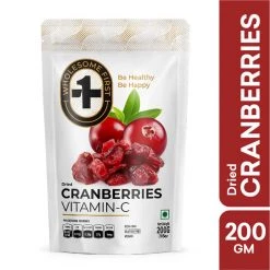 Wholesome First Dried Cranberries - 200g Grocery