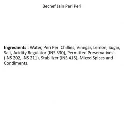 Be Cheff Ready To Eat Bechef Jain Peri Peri Sauce (300 Gms)