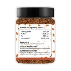 Mr Merchant Mr. Merchant Roasted Flax Seeds (Lightly Salted Alsi), (300g Jar Pack) Seeds & Nuts
