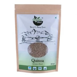 Organic Diet Organic Quinoa, 500 Gram Snacks & Beverages