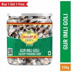 Dhampur Green Gur Imli Goli 250g (Buy 1 Get 1 Free ) Snacks & Beverages
