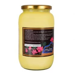 Jivika Naturals® A2 Gir Cow Desi Ghee (1000 Ml Glass Bottle)