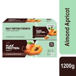 Max Protien Max Protein Daily Almond Apricot Bar [Pack Of 24] - (1.2 Kg) Snacks & Beverages