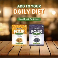 Bagul Foods Everyday Four Golden Long Raisins + Seedless Afghan Black Raisins | Combo Pack | 200g Each Grocery