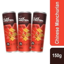 Max Protien Max Protein Chips - Chinese Manchurian [pack Of 3] (450 G)