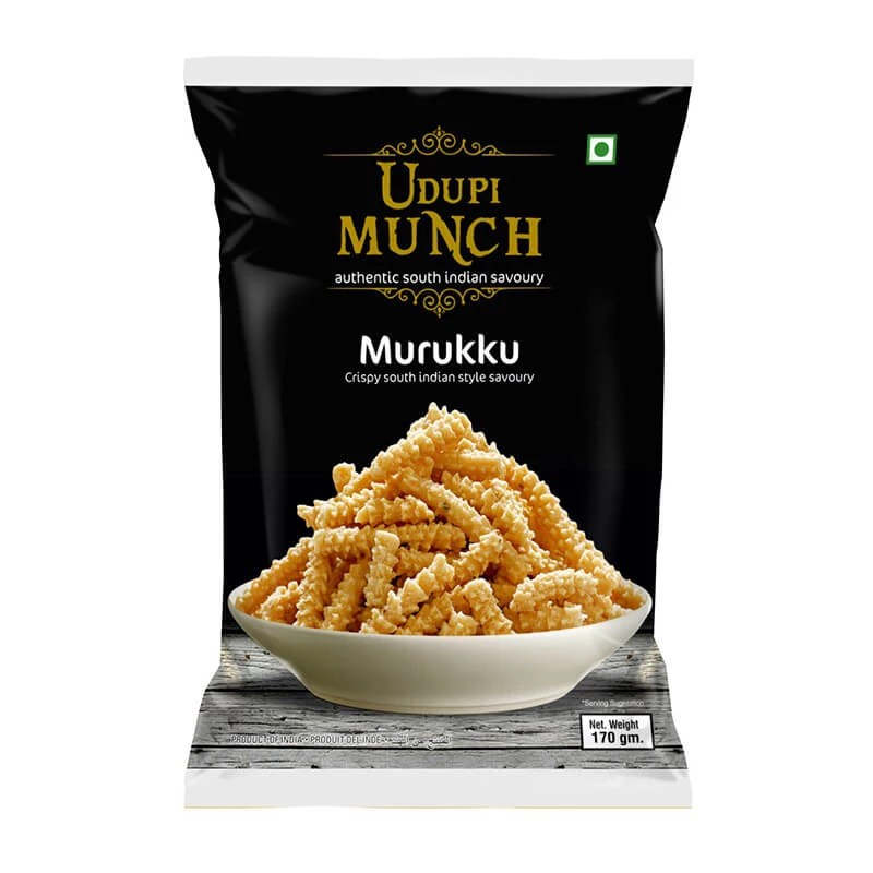 Chheda Udipi Munch Sada Murukku (170 G) 3 Chheda Udipi Munch Sada Murukku (170 G)