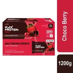 Max Protien Max Protein Daily Choco Berry Bar [Pack Of 24] - (1.2 Kg)