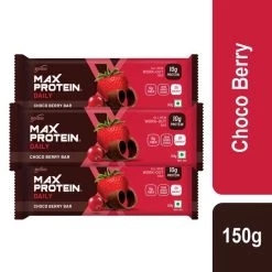 Max Protien Max Protein Daily Choco Berry Bar [Pack Of 3] - (150 G) Snacks & Beverages