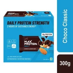 Max Protien Max Protein Daily Choco Classic Bar [Pack Of 6] (300 G)